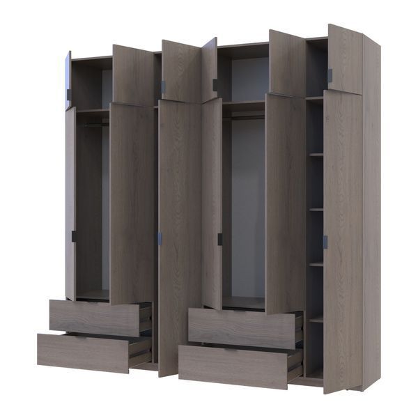 Комплект шаф для одягу Doros Лукас (2 шт.) 240х50х240 см Канноло (DRS-011850) DRS-011850 фото