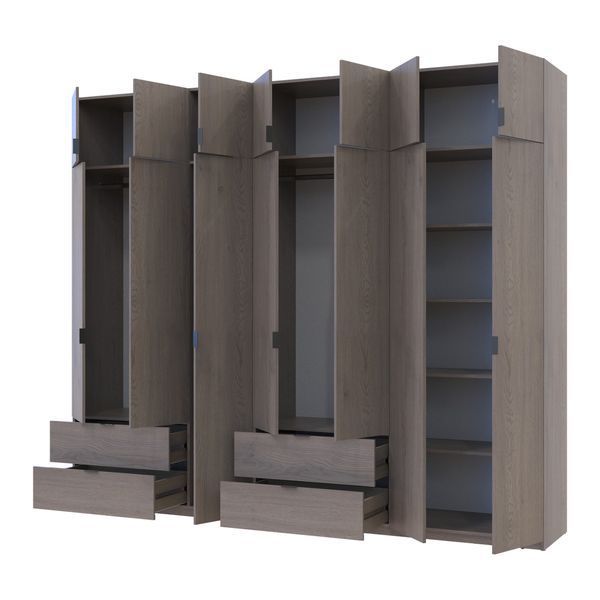 Комплект шкафов для одежды Doros Лукас (2 шт.) 280х50х240 см Канноло (DRS-011853) DRS-011853 фото
