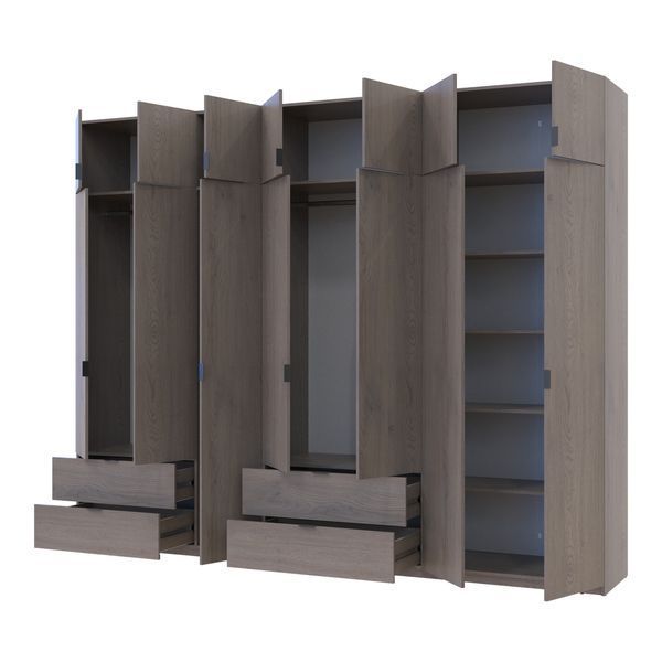 Комплект шкафов для одежды Doros Лукас (2 шт.) 300х50х240 см Канноло (DRS-011855) DRS-011855 фото
