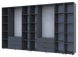 Комплект шкафов для одежды Doros Гелар (3 шт.) 348,2х49,5х203,4 см Графит (DRS-011165) DRS-011165 фото 2