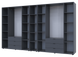 Комплект шкафов для одежды Doros Гелар (3 шт.) 348,2х49,5х203,4 см Графит (DRS-011165) DRS-011165 фото 4