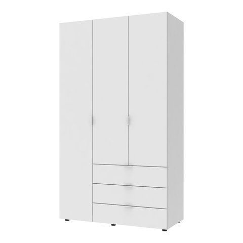 Шафа розпашна для одягу Doros Гелар 116,2х49,5х203,4 см Білий (DRS-011169) DRS-011169 фото