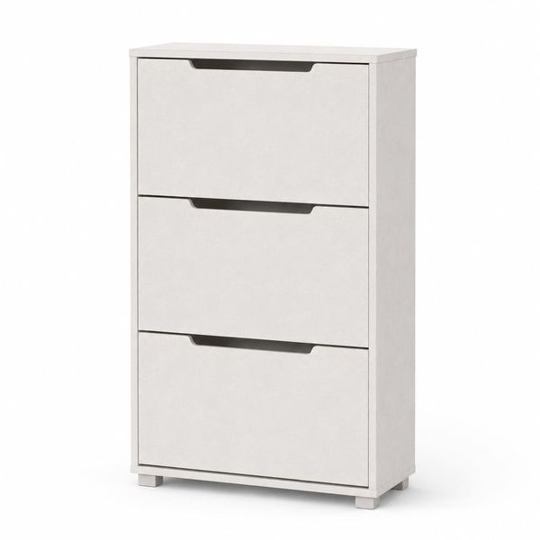Тумба для взуття з ящиками LION ТО-2 70,4x28,2x123,4 см Бетон Style (LION-045312) LION-045312 фото