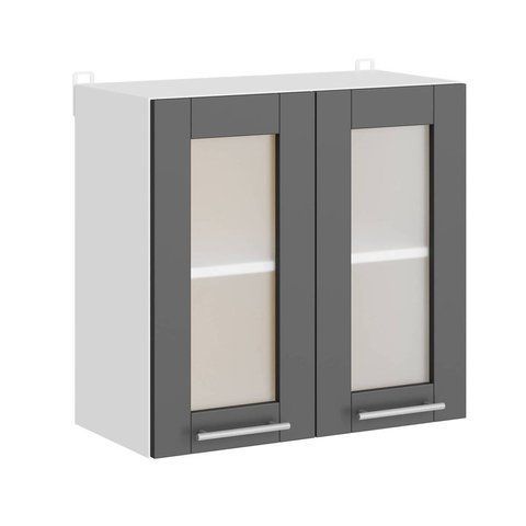 Кухонний модуль вітрина Еверест Еко 600 дуб крафт білий/графіт 60х30х58 см (DTM-071004) DTM-071004 фото