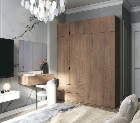 Шафа розпашна з антресоллю Doros Лукас 180х50х240 см Канноло (DRS-011882) DRS-011882 фото