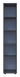 Шкаф-пенал с зеркалом Doros Гелар 39х49,5х203,4 см Графит (DRS-011130) DRS-011130 фото 6