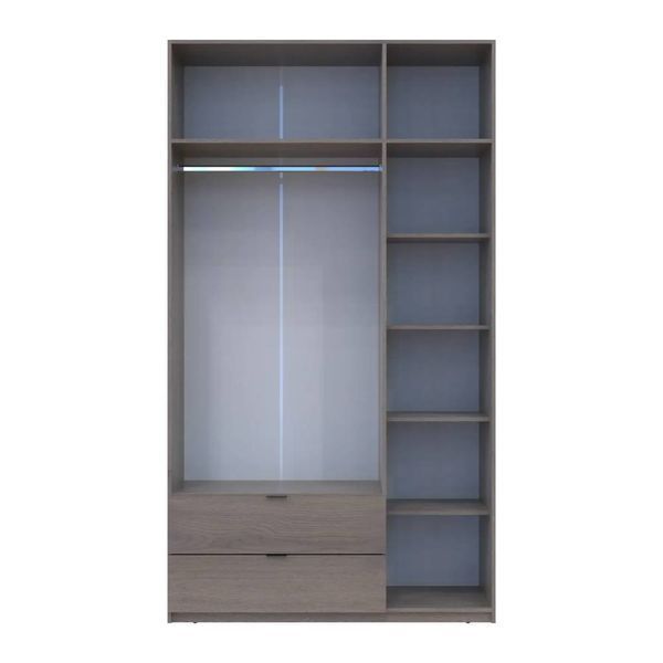 Шафа розпашна з антресоллю Doros Лукас 135х50х240 см Канноло (DRS-011883) DRS-011883 фото