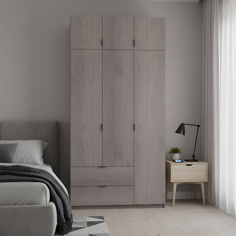 Шафа розпашна з антресоллю Doros Лукас 120х50х240 см Канноло (DRS-011884) DRS-011884 фото