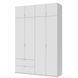 Шафа розпашна с антресолью Doros Лукас 160х50х240 см Білий (DRS-011193) DRS-011193 фото 2