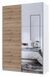 Шкаф-купе двухдверный Doros G-Caiser 160х60х240 см Белый/Дуб евок/1 Зеркало (DRS-011021) DRS-011021 фото 2