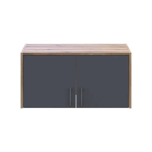Антресоль Doros Ронди Дуб Артизан/Графит 2 ДСП 82х52х41 DRS-011606 (80737812) DRS-011606 фото
