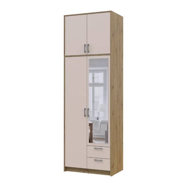 Антресоль высокая Doros Ронди Дуб Артизан/Кашемир 2 ДСП 82х52х65 (DRS-011908) DRS-011908 фото