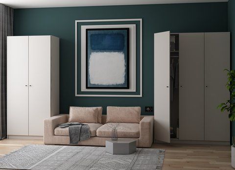 Шафа розпашна для одягу Doros Промо 135х48х204 см Кашемір (DRS-011205) DRS-011205 фото