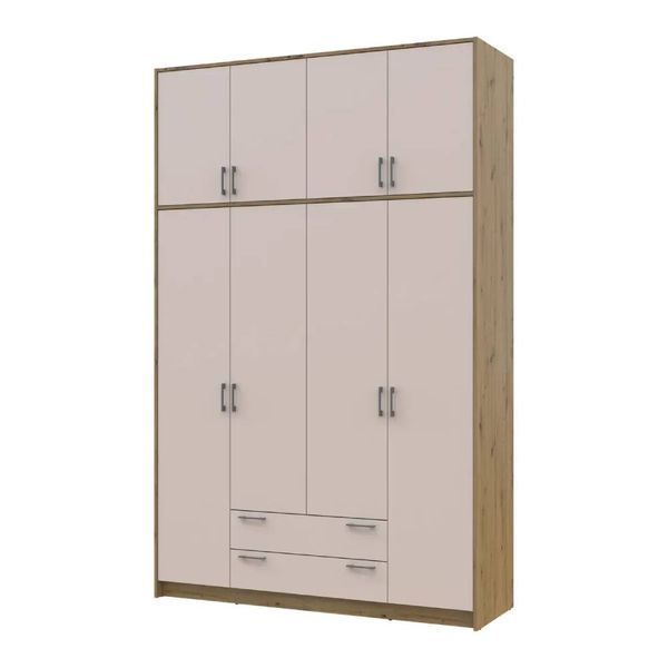 Антресоль висока Doros Ронді Дуб Артизан/Кашемір 4 ДСП 160х52х65 (DRS-011910) DRS-011910 фото