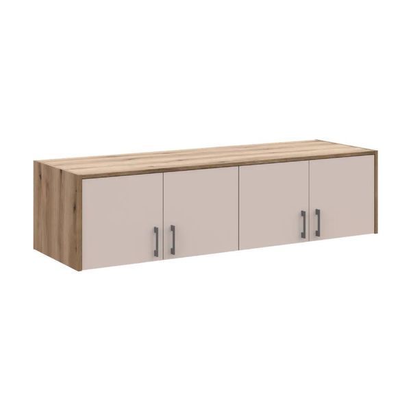 Антресоль Doros Ронди Дуб Артизан/Кашемир 4 ДСП 160х52х41 DRS-011601 (80737833) DRS-011601 фото