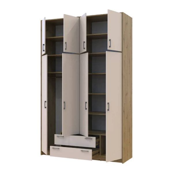 Антресоль висока Doros Ронді Дуб Артизан/Кашемір 4 ДСП 160х52х65 (DRS-011910) DRS-011910 фото