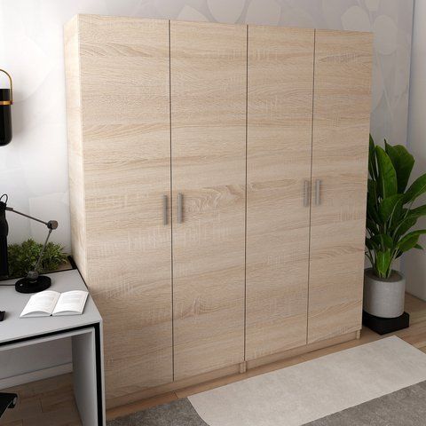 Комплект шаф для одягу Doros Промо (2 шт.) 180х48х204 см Дуб сонома (DRS-011210) DRS-011210 фото