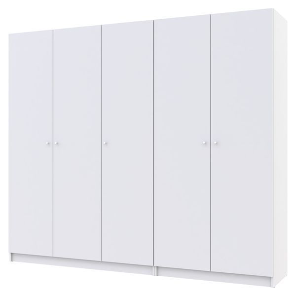 Комплект шкафов для одежды Doros Промо (2 шт.) 225х48х204 см Белый (DRS-011211) DRS-011211 фото