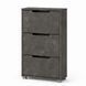 Тумба для взуття з ящиками LION ТО-2 70,4x28,2x123,4 см Бетон темний (LION-045316) LION-045316 фото 2